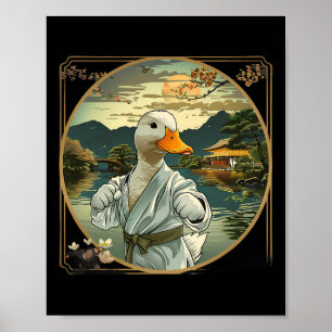 Martial Arts Karate Anka Sunset Garden Mma Taekwon Poster