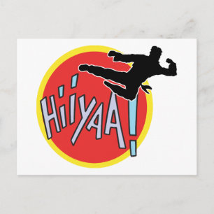 Martial Arts Karate Kid Vykort