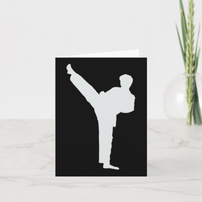 Martial Arts Karate Kort (Framsida)