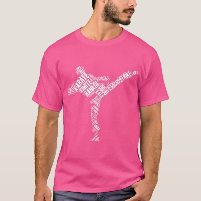 Martial Arts Karate Kung fu T Shirt (Framsida)