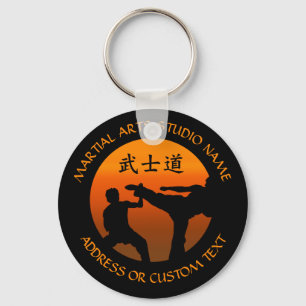 Martial Arts Karate Taekwondo Kung fu Studio Owner Nyckelring