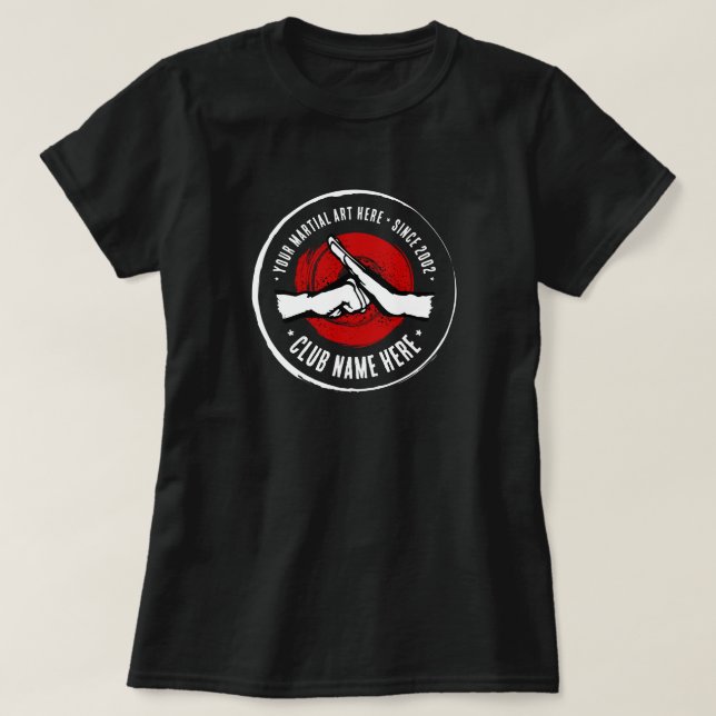 Martial Arts Klubb T-Shirt (Design framsida)