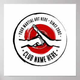 Martial Arts-Klubben Poster