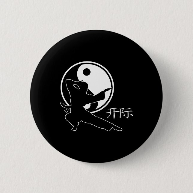 Martial Arts Lance Symbol Karate Kick Fighter Aest Knapp (Framsida)