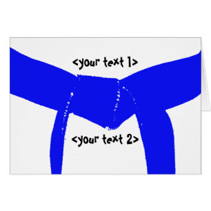 Martial Arts Light Blue Bälte OBS Kort