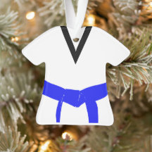 Martial Arts Light Blue Bälte Uniform