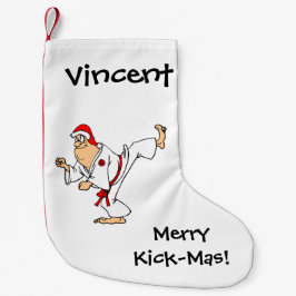 Martial Arts Merry Kick-Mas Liten Julstrumpa