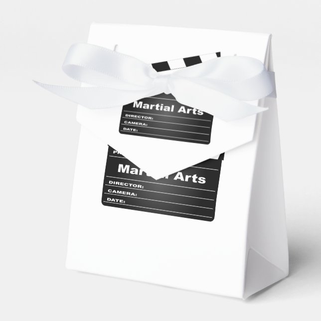 Martial Arts Movie Clapperboard Presentaskar (Framsidan Sidan)