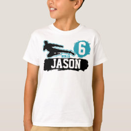 Martial Arts Ninja Warrior Theme Birthday Boy T Shirt