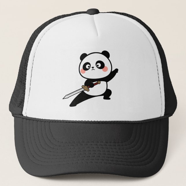 Martial Arts Panda Hat Keps (Framsida)