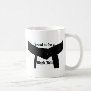 Martial Arts Proud som ska vara en svart Bälte Kaffemugg