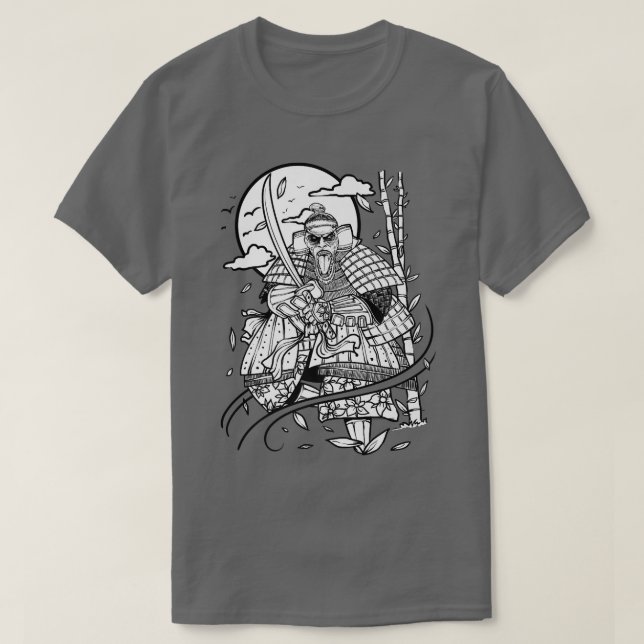 Martial Arts Samurai Bushido Code Premium T-Shirt (Design framsida)