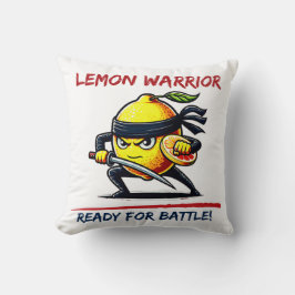 Martial Arts Samurai Lemon Warrior Kudde