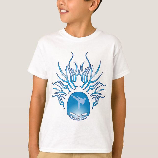Martial Arts Skull T-shirt (Framsida)