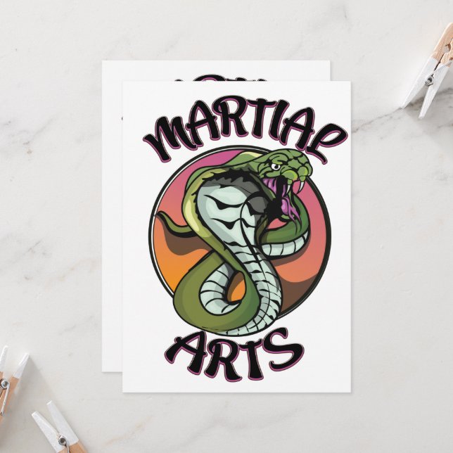 Martial Arts Snake (Fram/Back In Situ)