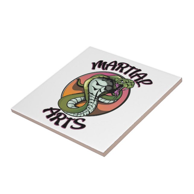 Martial Arts Snake Kakelplatta (Sidan)