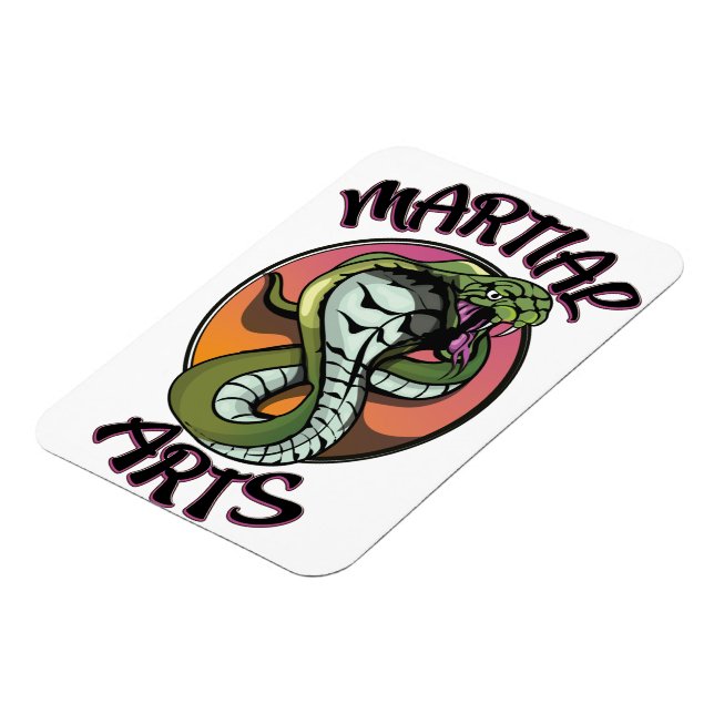 Martial Arts Snake Magnet (Vänstra Sidan)