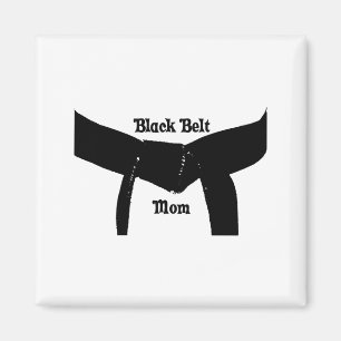 Martial Arts Svart Bälte Mamma T Tröja Magnet