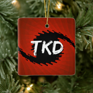 Martial Arts TKD Hurricane Julgransprydnad Keramik