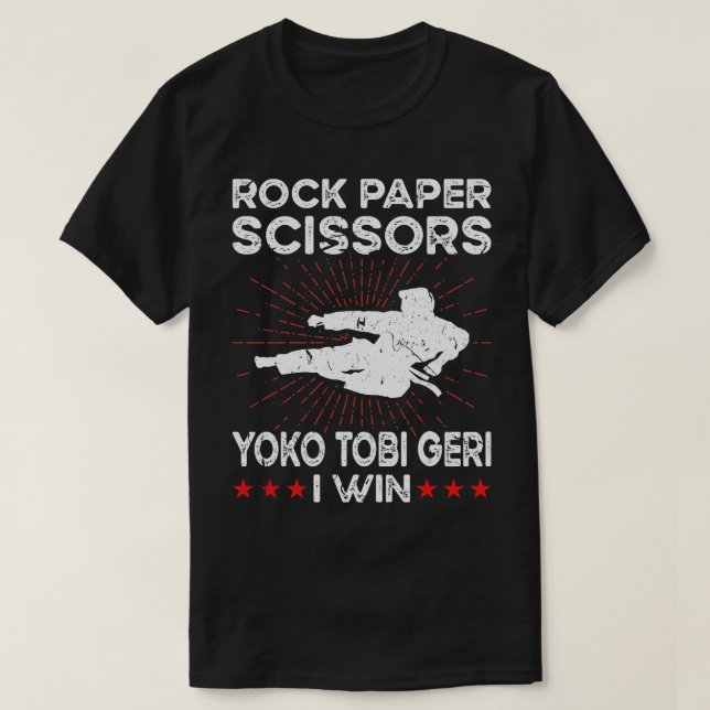 Martial Arts Training Tobi Geri Funny Karate T Shirt (Design framsida)