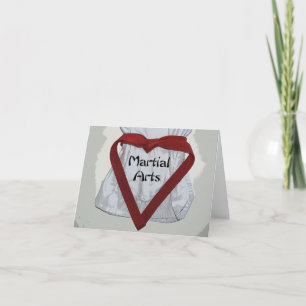 Martial Arts Valentine Helgkort