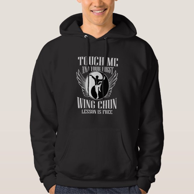 Martial Arts Vinge Chun Martial Artist Mma Manar Hoodie (Framsida)