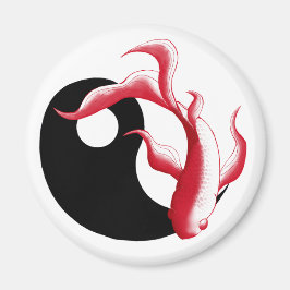 Martial Flow Abstrakt YinYang Kampsport Klistermär Magnet