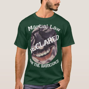 Martial Law Trump ICE GESTAPO GÖR ARRISTRATIONER T Shirt