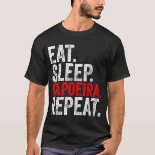 Martial Ninja Costume Eat Ssov Capoeira Repeat T Shirt