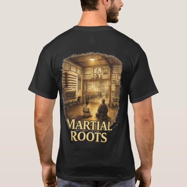 Martial Roots Lineage Karate T Shirt (Baksida)