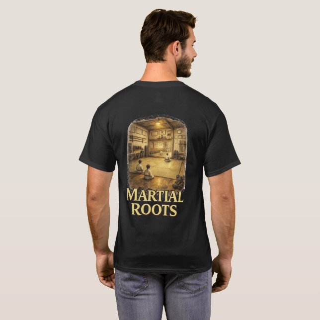Martial Roots Tränar Karate T Shirt (Hel baksida)