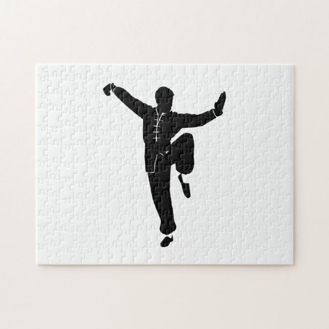 Martialartister - Välj bakgrund färg Pussel (Horisontell)