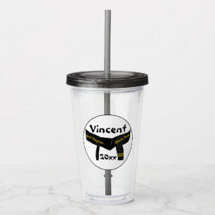 Martialkonst 2 grader svart Bälte Take Away Mugg