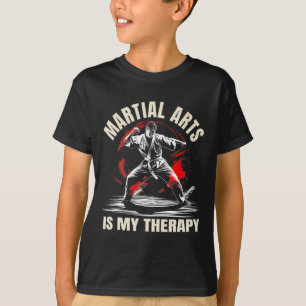 Martialkonst är min terapi - Karate4 T Shirt