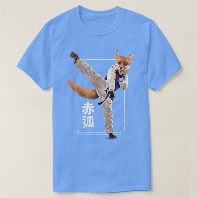 Martialkonst för illustrationKarate Fighter Black  T Shirt (Design framsida)