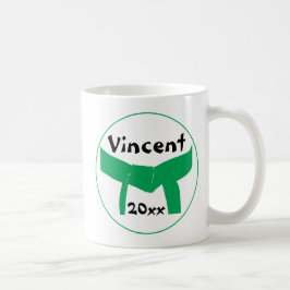 Martialkonst Grönten Bälte Kaffemugg