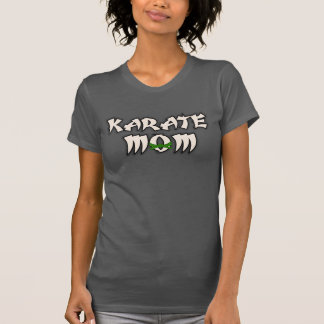 Martialkonst Karate Mamma Grönt Bälte T Shirt