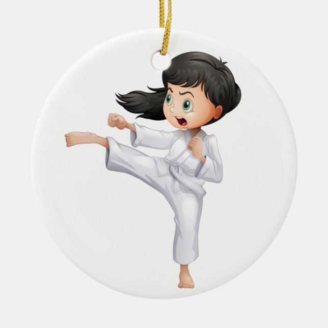 Martialkonst / Karate Ornament (Framsidan)