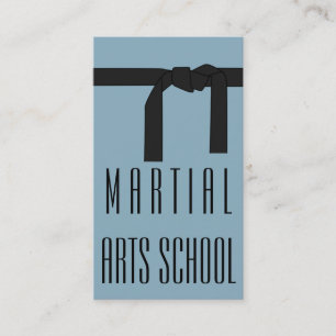 Martialkonst Karate Self Defence Affärskort Visitkort