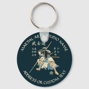 Martialkonst Karate Taekwondo Jiu-jitsu Studio Nyckelring