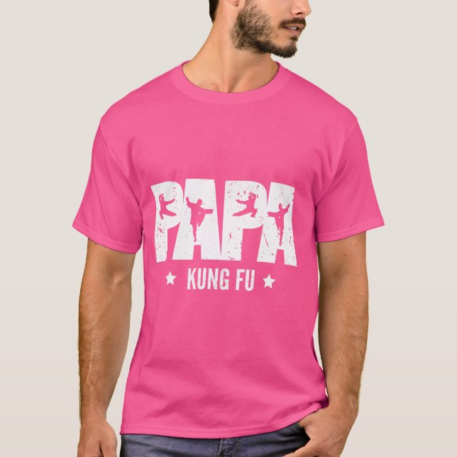 Martialkonst kung fu Kung fu T Shirt (Framsida)