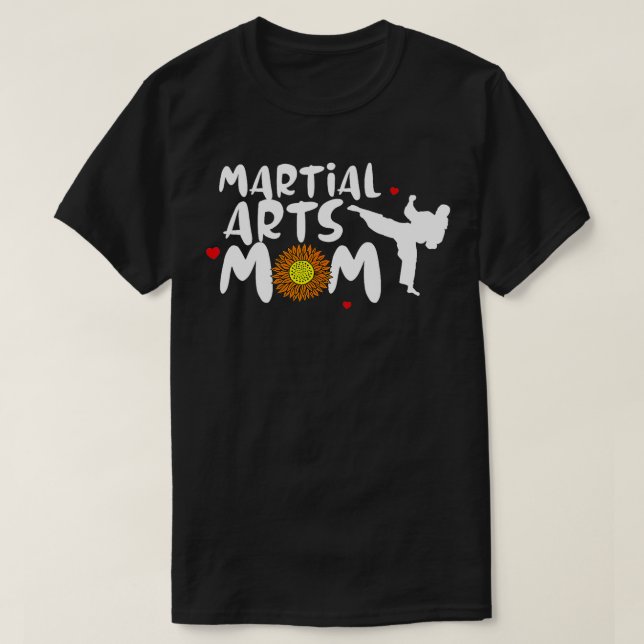 Martialkonst Mamma för kvinnor Cute Martial Arts T Shirt (Design framsida)