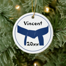 Martialkonst Mörk blått Bälte