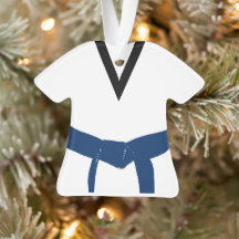 Martialkonst Mörk blått Bälte Uniform