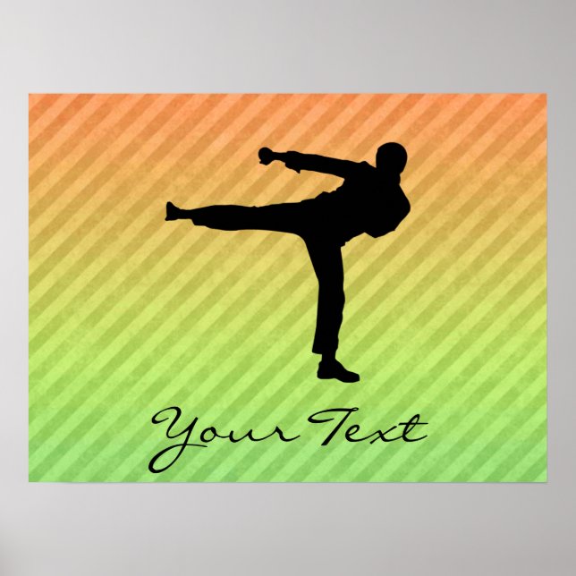 Martialkonst Poster (Framsidan)