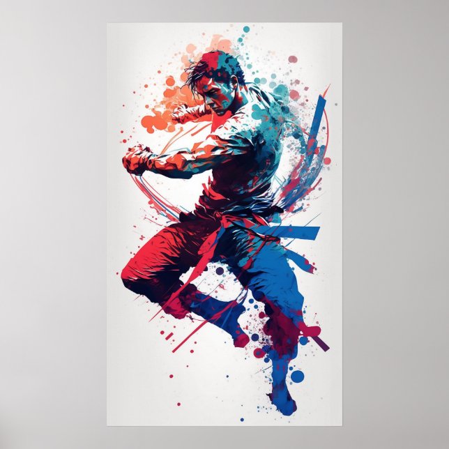Martialkonst Poster (Framsidan)