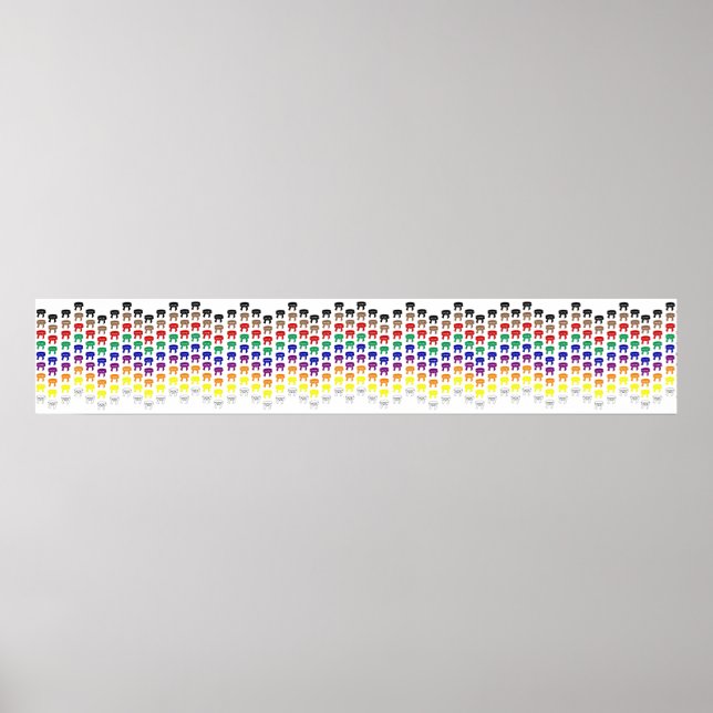 Martialkonst rank Bälte Wall Gräns Poster (Framsidan)