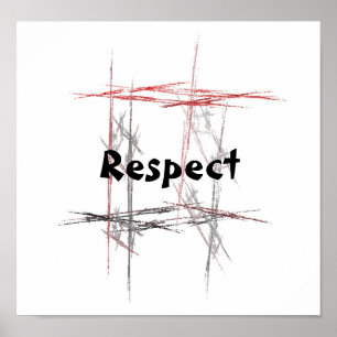 Martialkonst Respekt Poster
