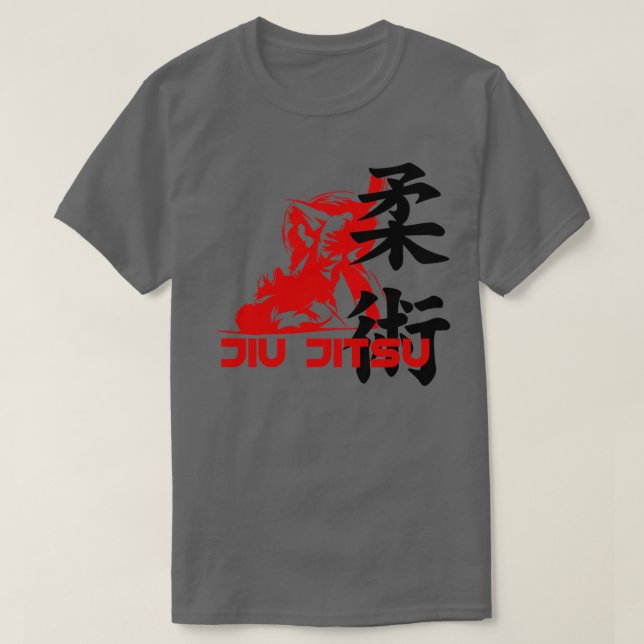 Martialkonsten Jiu Jitsu 3 T Shirt (Design framsida)