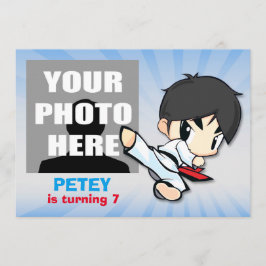 Martialkonstinbjudan - ANPASSNINGSBAR Inbjudningar